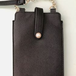 PHONE CASE CROSSBODY BLACK
