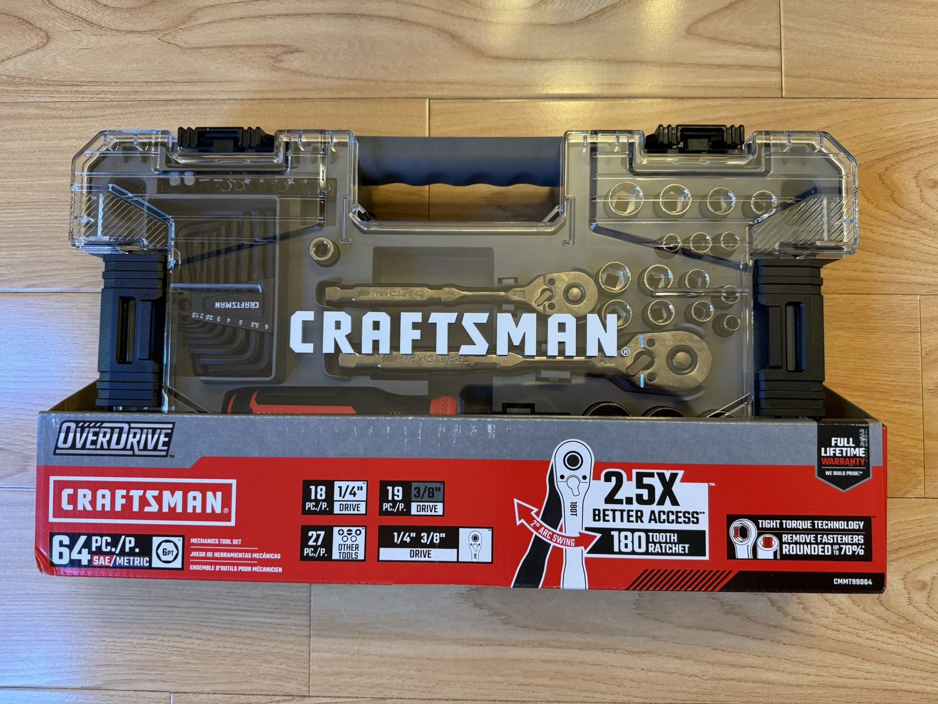 Craftsman OverDrive Mechanic's Tool Set (64 pc)
