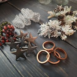 Variety of napkins rings