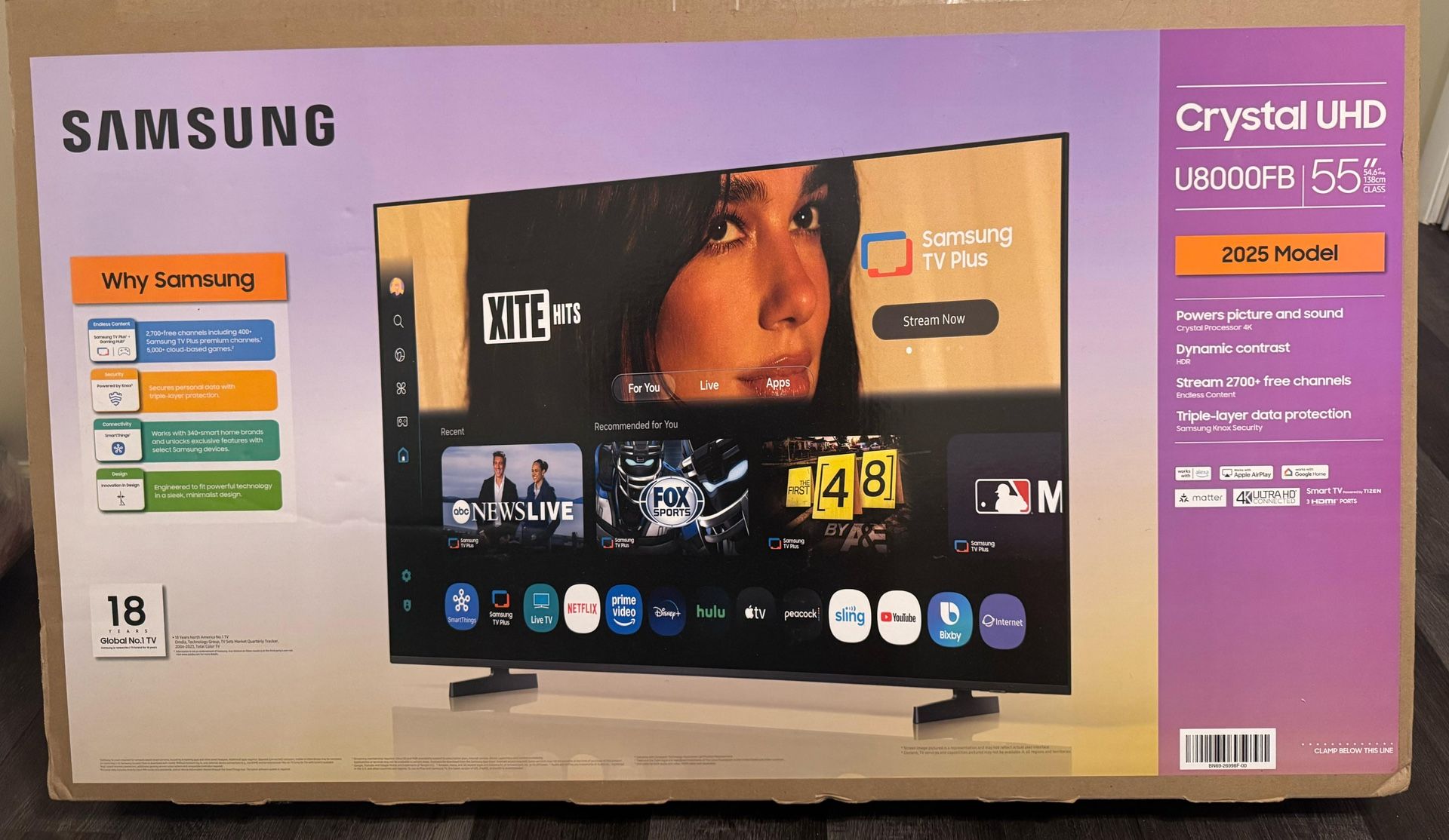 TV Samsung 55”