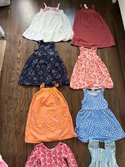 🌸 8 Girls Summer Dresses (Size 5T) – Baby Gap & More 🌸