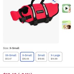 Size X-small Doggie LIFEVEST