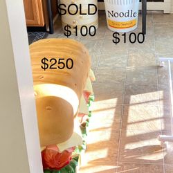 Rare Hoagie Sub Sandwich + Ramen Food Stool