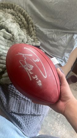 Sign football by NFL player