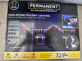 NEW! Applights Permanent 72 LED Multicolor String Light Year-Round App Indoor Outdoor in box sealed!