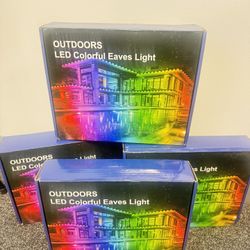 50ft Permanent Outdoor Light,RGB Eaves Lights with App Control Remote 