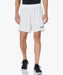 Under Armour Men's Match 2.0 Shorts, White (100)/Black, Large
