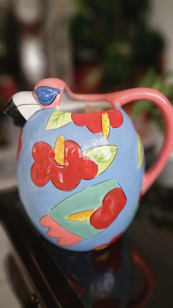 New in box. Rare, vintage ceramic piece designed by Maret Hensick10"H x 10"W 7"D