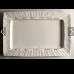 20” Rectangular Gibson Serving Platter White….