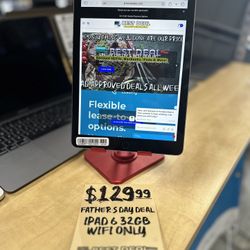 💰🤑Father’s Day Deals IPAD 6 32GB WIFI ONLY
