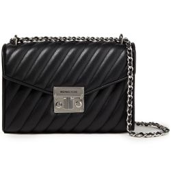 MICHAEL KORS Rose quilted faux leather shoulder bag