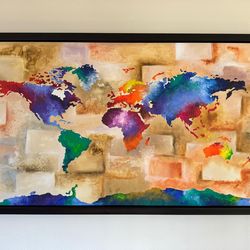 Imported Brazilian Art World Painting