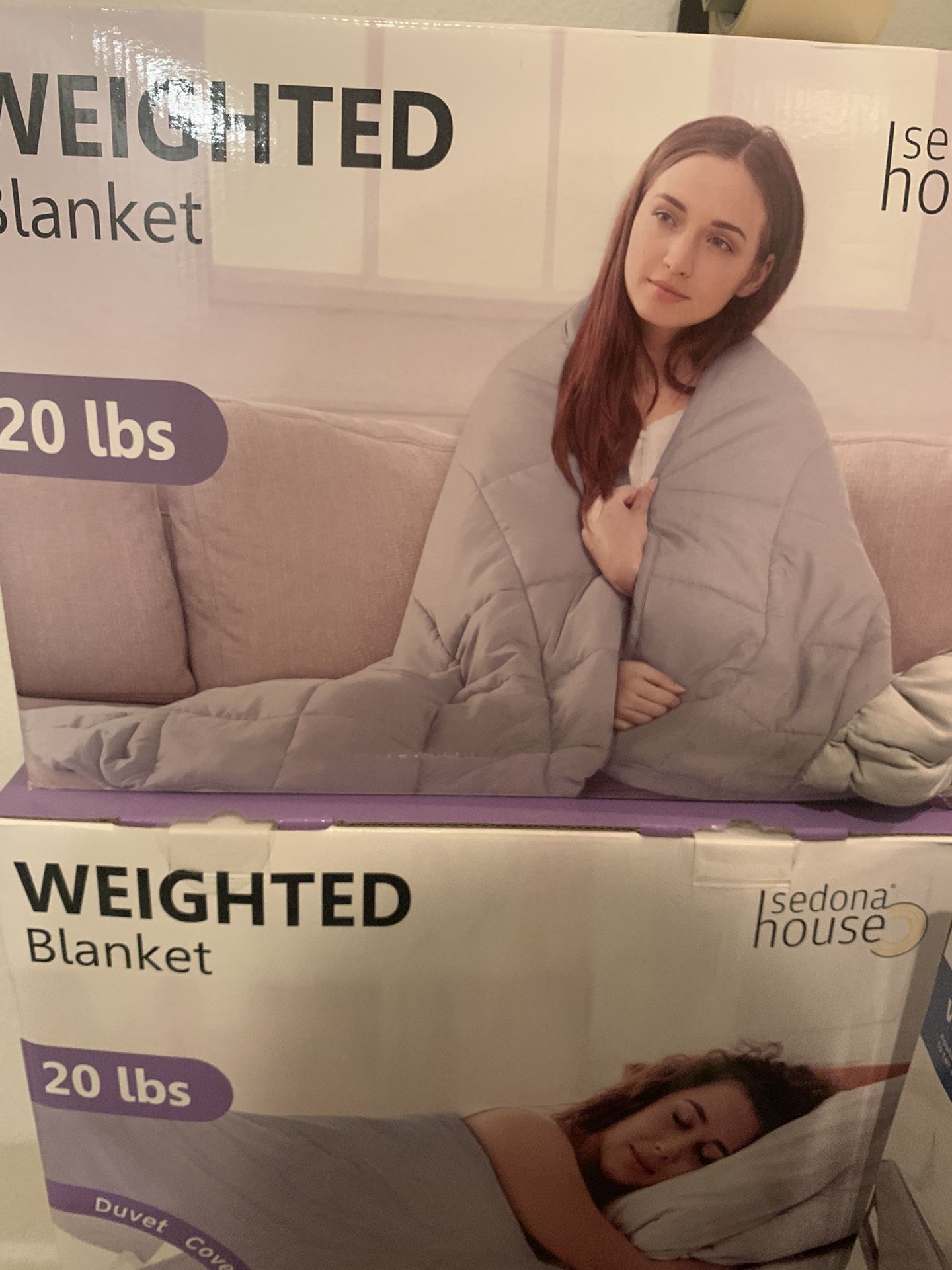 7 For $140 - 20lb WEIGHTED BLANKETS BRAND NEW RETAIL $100 Each.