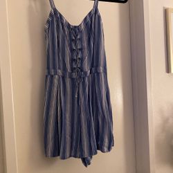 striped romper