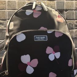 Kate Spade Flowered Backpack