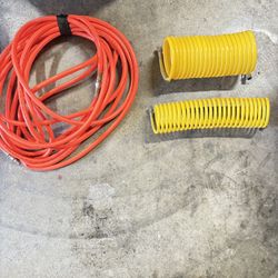 3 Compressor Air Hoses Like New 