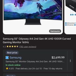 Used Like New Samsung Ark Gen2