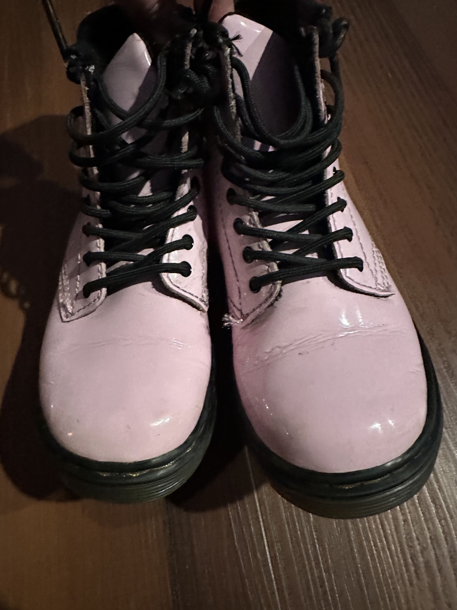 Girls Pink Dr. Martins Boots