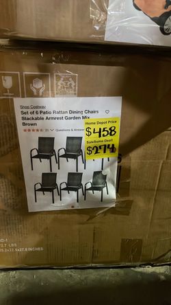 SaleSumo patio chairs