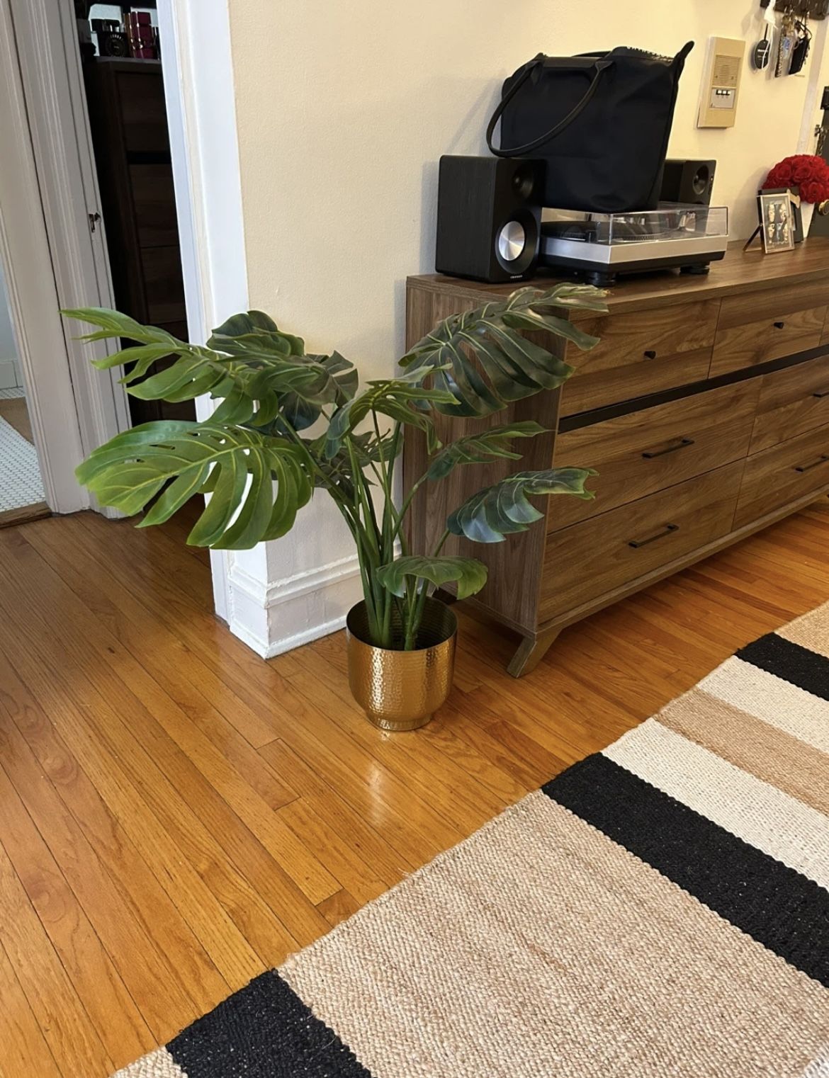 Faux Monstera Plant 