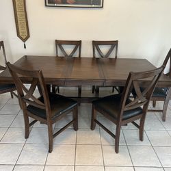 6 Chair Dining Room Table