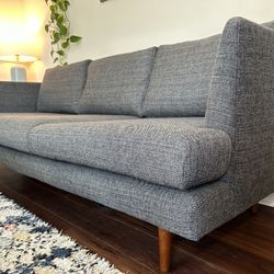 Grey Mid-Century Couch