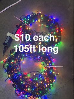 Multicolor LED String Lights 105ft