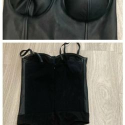 Aqua Thong Corset XS