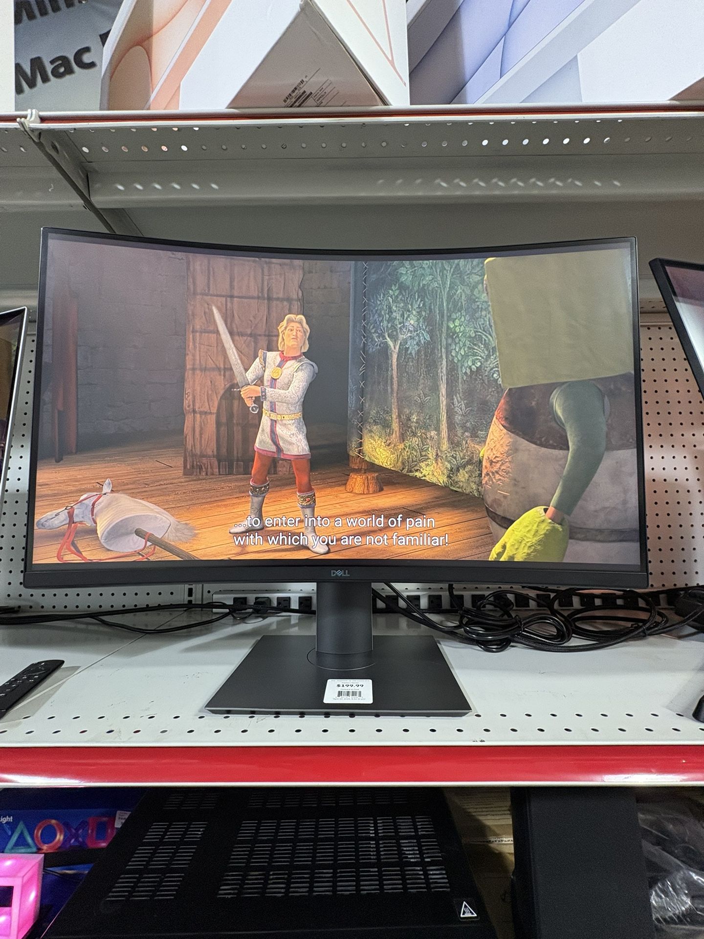 Dell - S3220DGF 32* LED Curved QHD FreeSync Monitor
