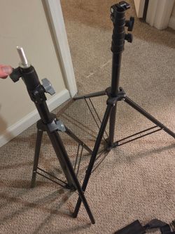 Set of 2 Aluminum Camera Tripods