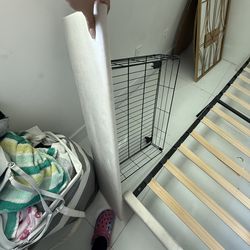 Cute bed easy to build and take apart up to 3 people can sleep in it