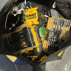 Dewalt Drill and Attachments With Other Tools