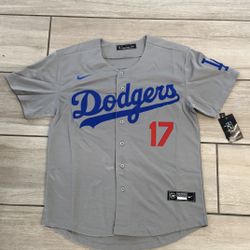 Shohei Ohtani LA Dodgers Jerseys Gray White And Blue Available