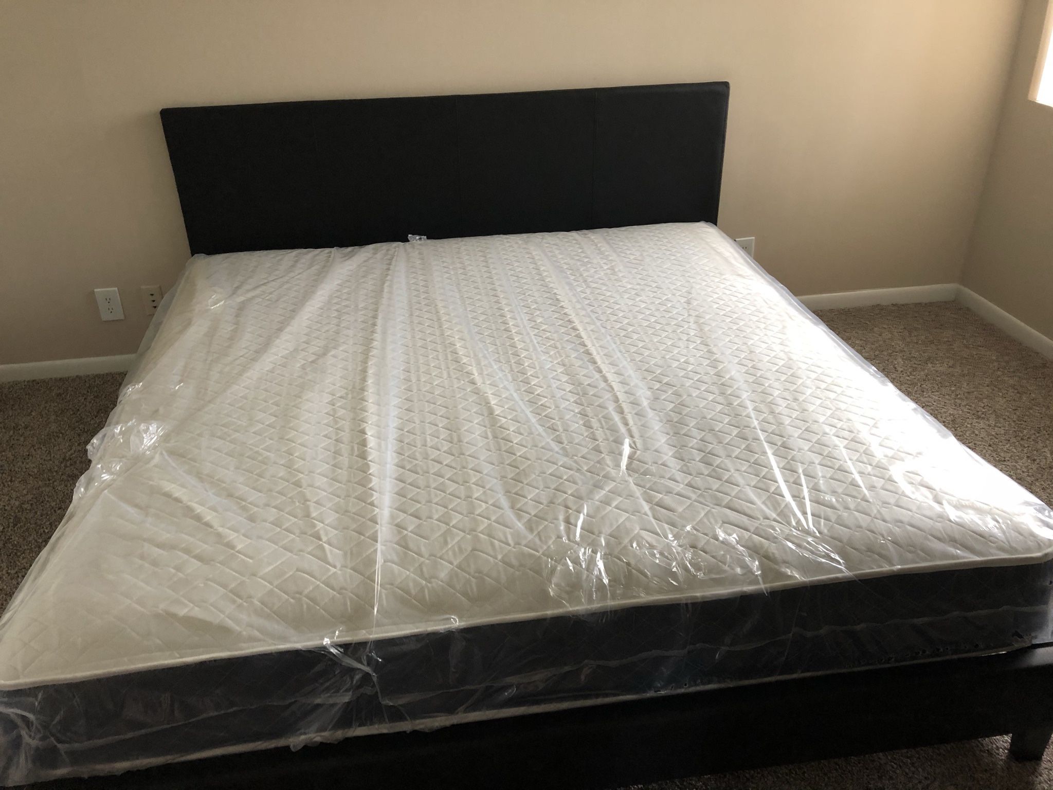 King Size Bed Frame With Mattress All New Furniture And Free Delivery