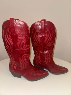 Red Cowboy Western Boots