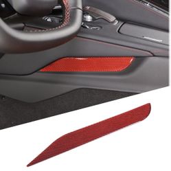 Corvette C8 Left Trim Cover Carbon Fiber Style 