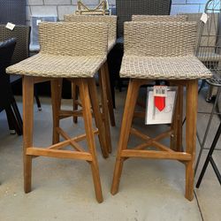 Wicker Barstools