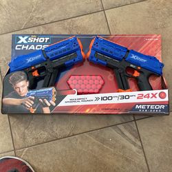 New X Shots Set Of 2 Guns With Foam Balls