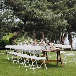 White Party 🎉 Chairs Brand New In Box 📦 Pack Of 10 