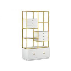 Display Cabinet with Storage, Room divider, Shelving Unit - Designer Piece - Retail $3,500