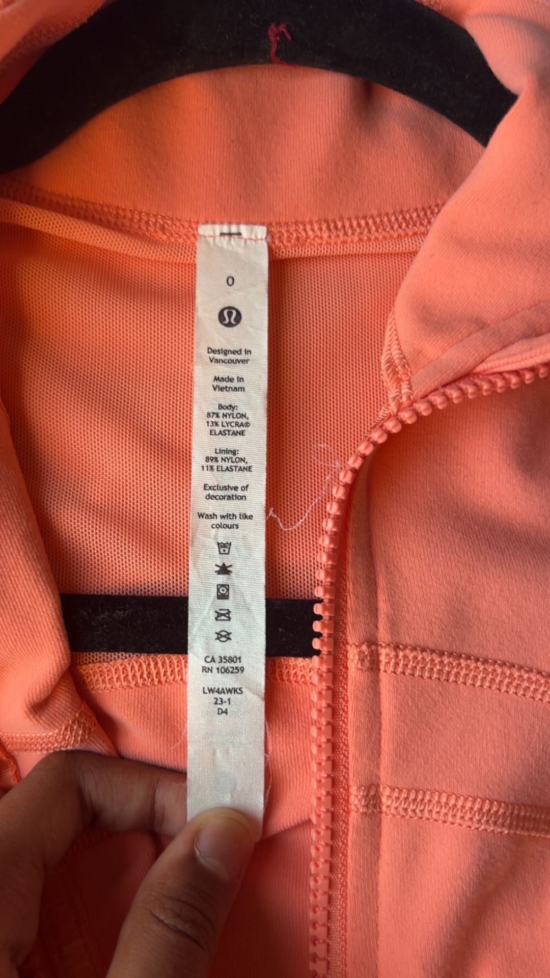 Lululemon Define Jacket Size 0