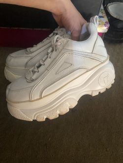 Windsor smith white platform sneakers