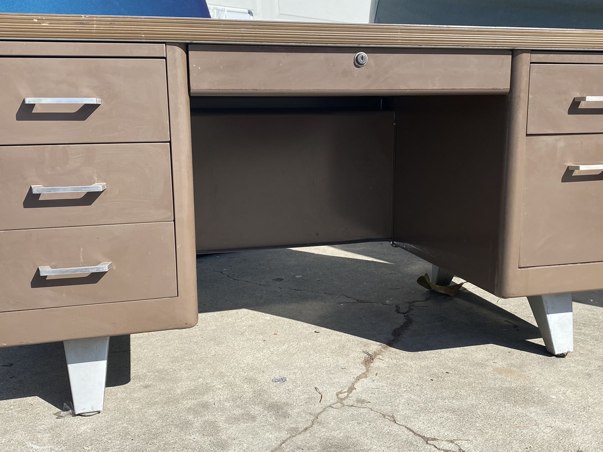 Cole Steel Vintage Metal Desk