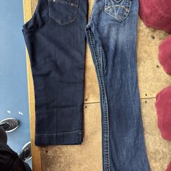 Size 8 Women’s Jeans Name Brand KUT And Banana Republic 