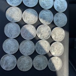 Roll Of 20 Morgen Silver Dollars Uncirculated Mint Condition all year Of 2878 S 