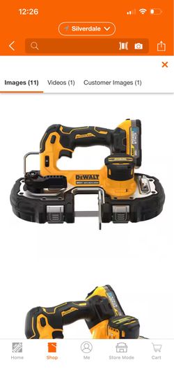 ATOMIC 20V MAX Lithium-Ion Cordless 1-1/4 in. Bandsaw Kit with 1.7 Ah Battery and Charger