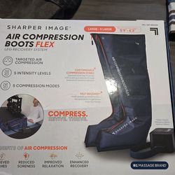 Air compression boots flex
