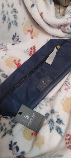 London Fog Collection Navy Blue Pouch Bag