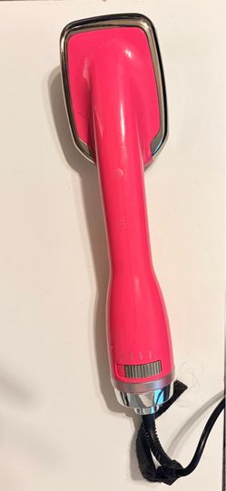 Paddle brush hairdryer