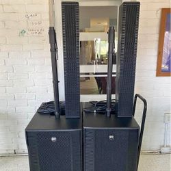 (2) Rcf Evox 12  - (Black & White -4 Available)